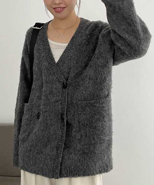 【セール】【セットアップ対応】ジャケット風カーディガン（カーディガン/ボレロ）｜CAPRICIEUX LE'MAGE（カプリシューレマージュ）