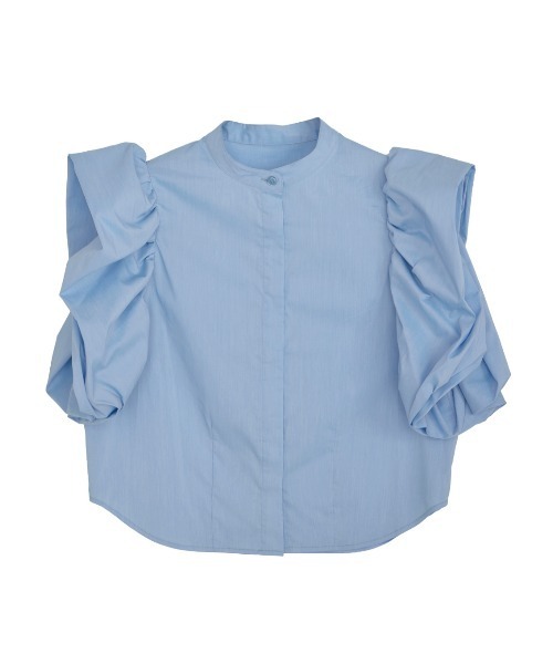 Ameri（アメリ）の「PETAL SLEEVE COMPACT BLOUSE（シャツ