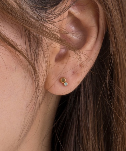 【セール】【BDM Studio】シンプル スワロフスキー スタッドピアス（ピアス（両耳用））｜M.R'+@（ミスター）