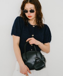 HANNE | ポーチコンビミニボストンハンドバッグ(ハンドバッグ)