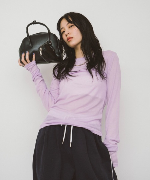 HANNE（アン）の「ポーチコンビミニボストンハンドバッグ（ハンドバッグ・レディース・ブラック/ブラウン・FREE）」の15枚目の写真