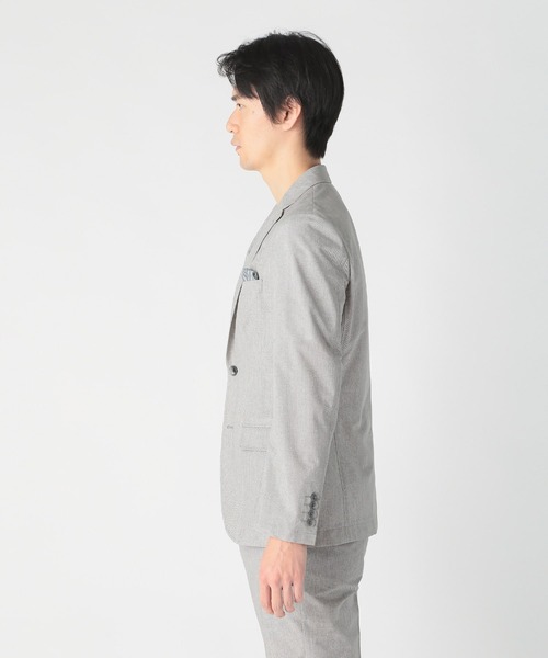 CROWDED CLOSET(クラウデッドクローゼット)の「COOLDOTS 2WAYストレッチジャケット(テーラードジャケット・メンズ・ネイビー/ダークネイビー/ライトグレー・04/03/02/01)」の4枚目の写真