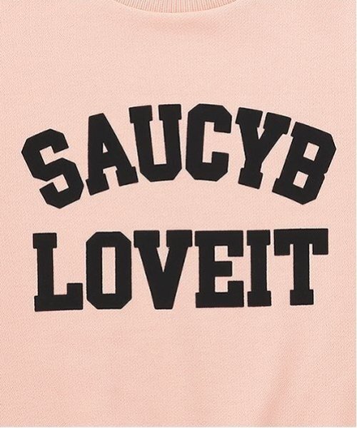 by LOVEiT（バイラビット）の「カレッジロゴセットアップ（アンサンブル・キッズ・ピンク/グレー/ブラック・150cm/140cm/130cm/120cm/160cm）」の7枚目の写真