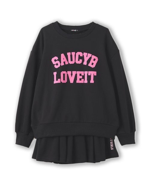 by LOVEiT（バイラビット）の「カレッジロゴセットアップ（アンサンブル・キッズ・ピンク/グレー/ブラック・150cm/140cm/130cm/120cm/160cm）」の18枚目の写真