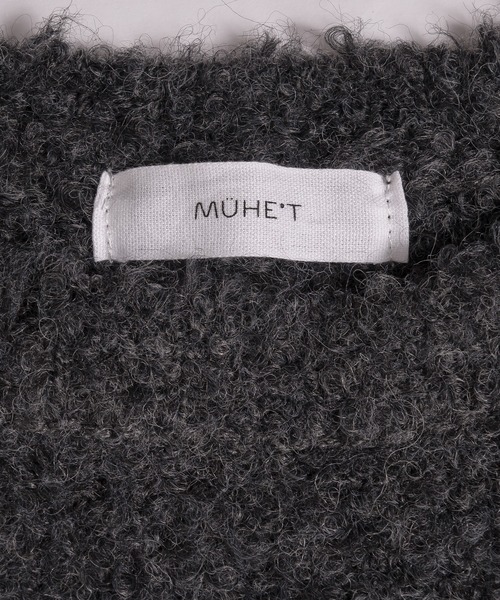 セール】マフラー付きブークレニット（ニット/セーター）｜MUHET