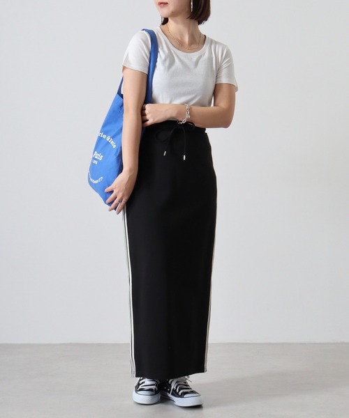 TRUSS(トラス)の「TRUSS トライブレンドウィメンズTシャツ(Tシャツ/カットソー・レディース・ブラック/オートミール/ヘザーグレー・M)」の7枚目の写真