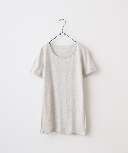 TRUSS(トラス)の「TRUSS トライブレンドウィメンズTシャツ(Tシャツ/カットソー・レディース・ブラック/オートミール/ヘザーグレー・M)」の22枚目の写真