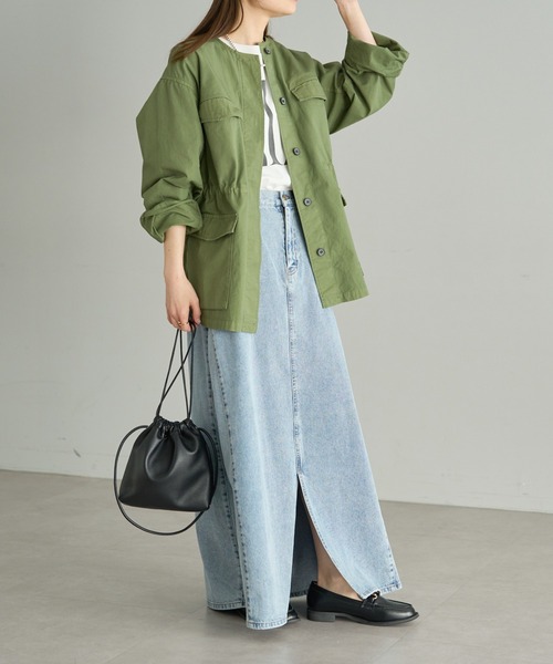 PUAL CE CIN(ピュアルセシン)の「合皮巾着バッグ(ショルダーバッグ・レディース・ブラック/シルバー/グレイッシュベージュ・FREE)」の15枚目の写真