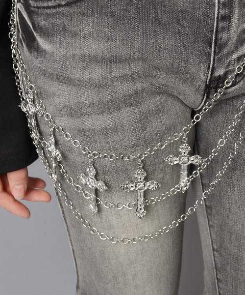 サードのウォレットチェーン Surd SAAD サード 太陽神 ステンレス ウォレットチェーン 約42cm 未