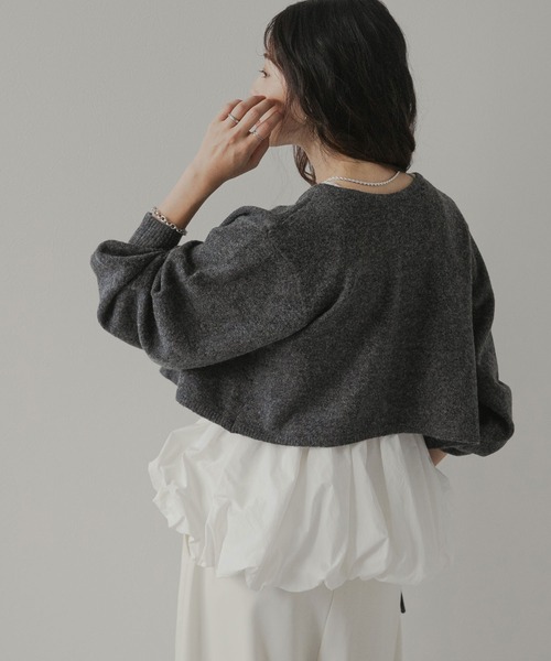 トップス akbnmn aquagarage ニットタンクトップ レディース 太ストラップ 春 夏