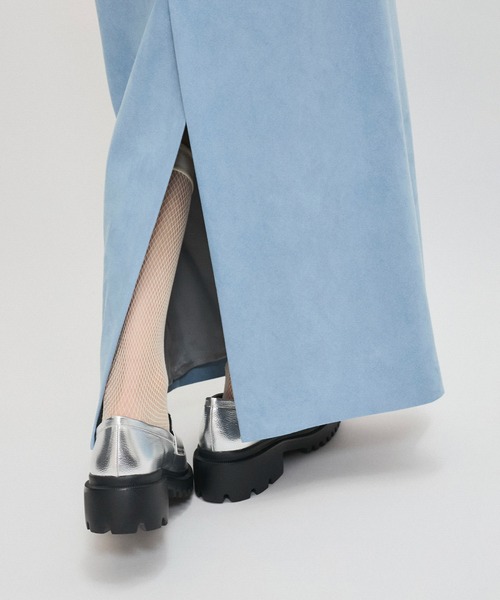 ADAM ET ROPE'（アダムエロペ）の「フィッシュネットハイソックス（ソックス/靴下・レディース・ダークブラウン/ホワイト系その他5/チャコールグレー・FREE）」の9枚目の写真