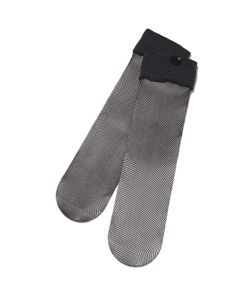 ADAM ET ROPE'（アダムエロペ）の「フィッシュネットハイソックス（ソックス/靴下・レディース・ダークブラウン/ホワイト系その他5/チャコールグレー・FREE）」の11枚目の写真