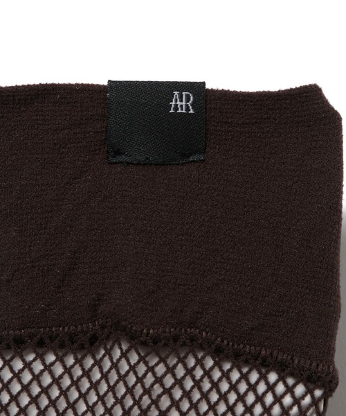 ADAM ET ROPE'（アダムエロペ）の「フィッシュネットハイソックス（ソックス/靴下・レディース・ダークブラウン/ホワイト系その他5/チャコールグレー・FREE）」の15枚目の写真