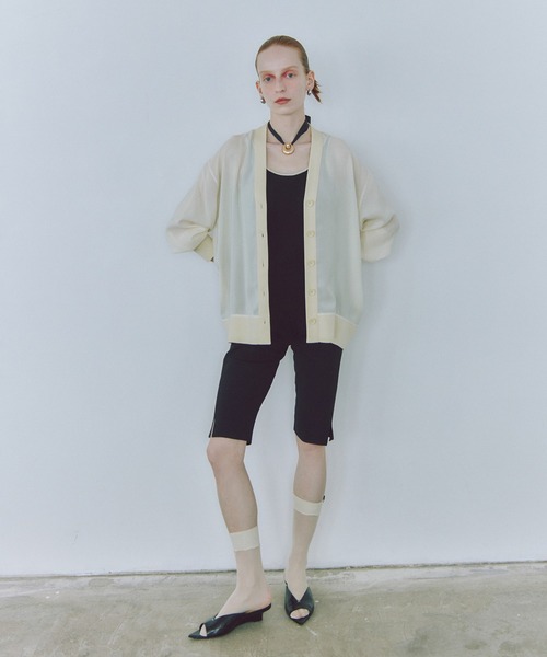 ADAM ET ROPE'（アダムエロペ）の「フィッシュネットハイソックス（ソックス/靴下・レディース・ダークブラウン/ホワイト系その他5/チャコールグレー・FREE）」の18枚目の写真