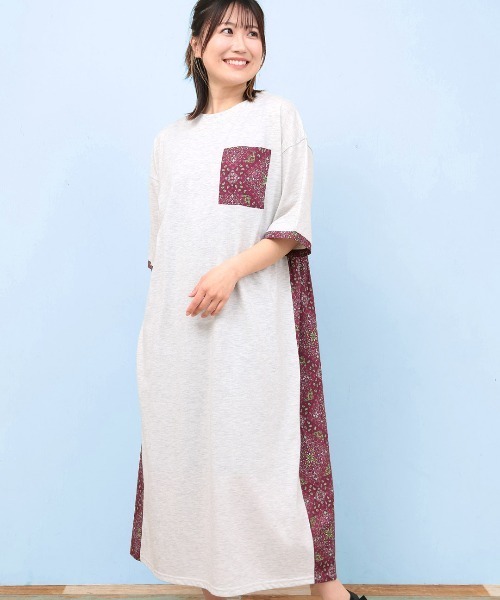 ワンピース kanatawa セール】＜kannaさんコラボ＞Iラインカットワンピース