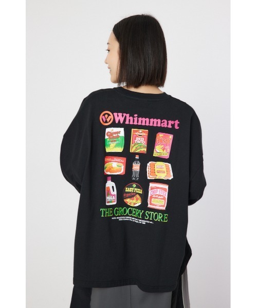RODEO CROWNS WIDE BOWL（ロデオクラウンズワイドボウル）の「Whimmart ロングスリーブTシャツ（Tシャツ/カットソー・レディース・オフホワイト/ブラック/イエロー・FREE）」の3枚目の写真
