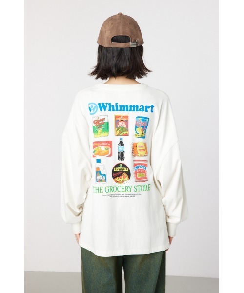 RODEO CROWNS WIDE BOWL（ロデオクラウンズワイドボウル）の「Whimmart ロングスリーブTシャツ（Tシャツ/カットソー・レディース・オフホワイト/ブラック/イエロー・FREE）」の11枚目の写真