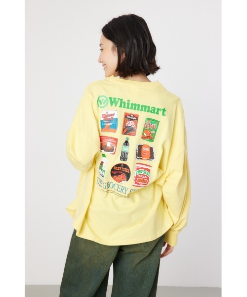 RODEO CROWNS WIDE BOWL（ロデオクラウンズワイドボウル）の「Whimmart ロングスリーブTシャツ（Tシャツ/カットソー・レディース・オフホワイト/ブラック/イエロー・FREE）」の6枚目の写真