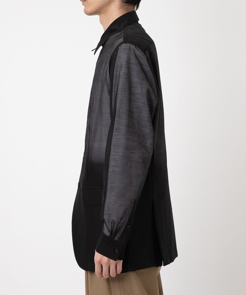 TAAKK JACKET SHIRTS ベロア 切り返し ジャケット シャツ TAAKK JACKET SHIRTS ベロア 切り返し ジャケット シャツ TAAKK/ターク