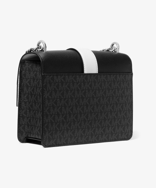 MICHAEL KORS（マイケルコース）の「GREENWICH カラーブロック クロスボディ スモール - MKシグネチャー（ショルダーバッグ・レディース・ブラック系その他・FREE）」の4枚目の写真
