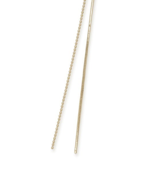 SNIDEL(スナイデル)の「ロングチェーンピアス(ピアス(両耳用)・レディース・A/B・FREE)」の7枚目の写真