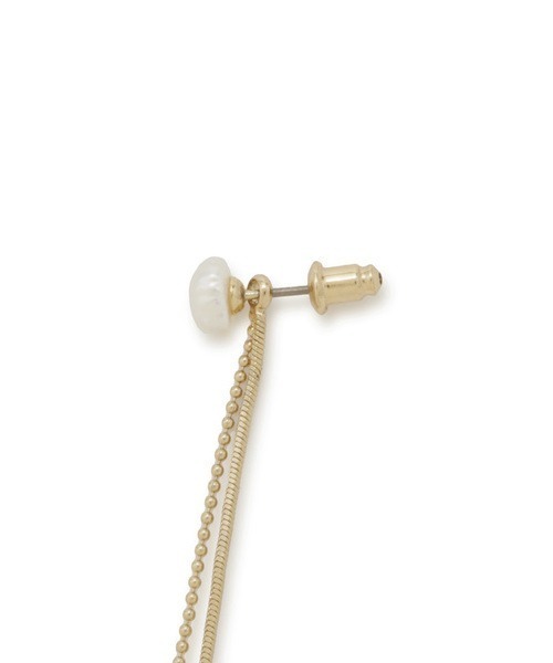 SNIDEL(スナイデル)の「ロングチェーンピアス(ピアス(両耳用)・レディース・A/B・FREE)」の6枚目の写真