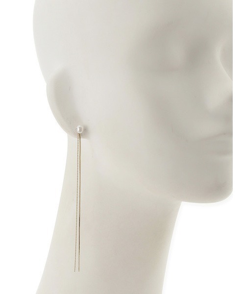 SNIDEL(スナイデル)の「ロングチェーンピアス(ピアス(両耳用)・レディース・A/B・FREE)」の5枚目の写真