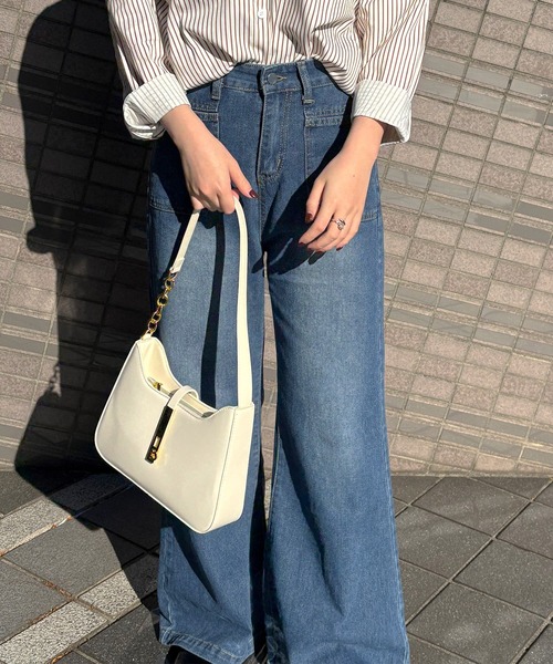 Dita Muaj.(ディータムアージュ)の「レトロブーツカット デニム(デニムパンツ・レディース・ブルー・FREE)」の15枚目の写真