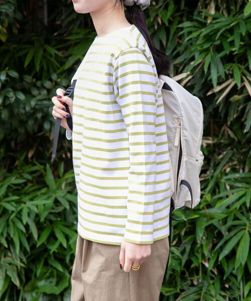 FORK&SPOON（フォークアンドスプーン）の「FORK&SPOON　ボートネックボーダー（Tシャツ/カットソー・レディース・グレー系その他/グリーン系その他/ブルー系その他/イエロー系その他・1/2）」の13枚目の写真