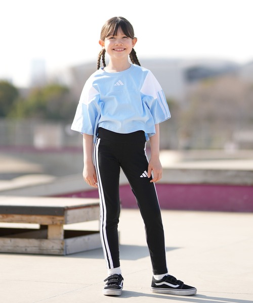 adidas(アディダス)の「adidas/アディダス レギンス キッズ K ESS 3ST KRG76(レギンス/スパッツ・キッズ・ブラック・130cm/140cm/150cm/160cm)」の10枚目の写真