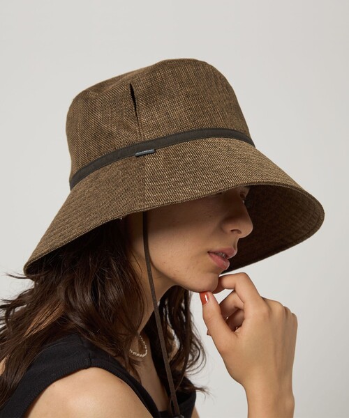 green label relaxing（グリーンレーベルリラクシング）の「【別注】＜コカゲル＞ シートワイド ハット（ハット・レディース・モカ/ナチュラル/ブラック・M/L）」の13枚目の写真
