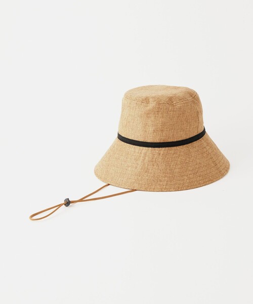 green label relaxing（グリーンレーベルリラクシング）の「【別注】＜コカゲル＞ シートワイド ハット（ハット・レディース・モカ/ナチュラル/ブラック・M/L）」の14枚目の写真