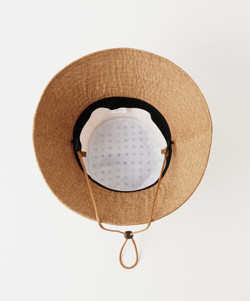 green label relaxing（グリーンレーベルリラクシング）の「【別注】＜コカゲル＞ シートワイド ハット（ハット・レディース・モカ/ナチュラル/ブラック・M/L）」の20枚目の写真