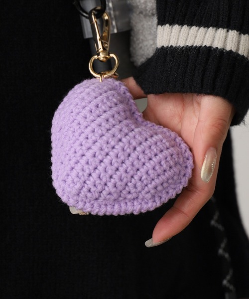 w*w様 ハートさんの編みぐるみキーホルダー〇 w*w様 ハートさんの編みぐるみキーホルダー〇