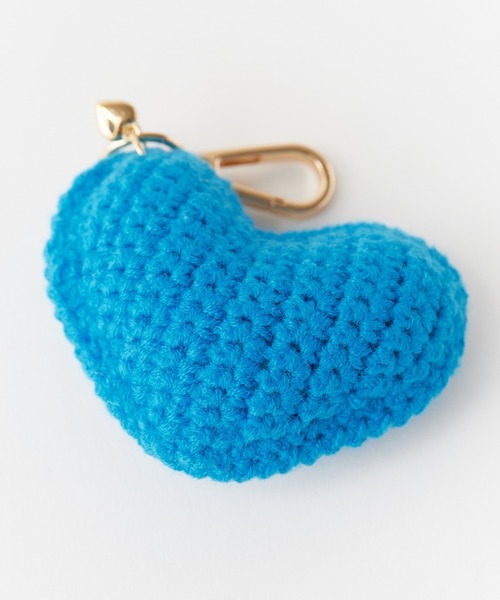 メグえもん525☆リメイク☆ぷっくりハートキーホルダー4個セット