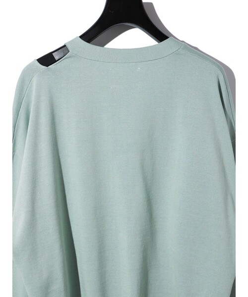 カーディガン MIDIUMISOLID for Ladies カットアウトネックワイドカーディガン レディース セール】MIDIUMISOLID for Ladies カットアウトネックワイド