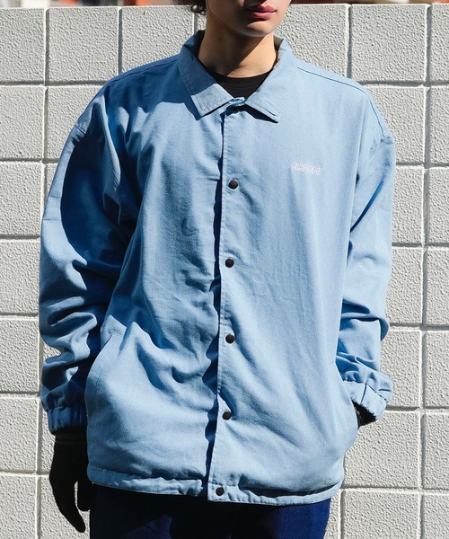 ELEMENT（エレメント）の「ELEMENT メンズ MR CARTER JACKET ジャケット 【2025年春夏モデル】/エレメントドローコード付きコーチジャケット（ブルゾン・メンズ・ライトインディゴブルー/ブラック系その他/インディゴブルー・X-LARGE/MEDIUM/LARGE）」の3枚目の写真