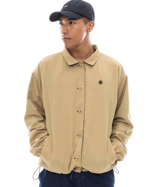 ELEMENT（エレメント）の「ELEMENT メンズ MR CARTER JACKET ジャケット 【2025年春夏モデル】/エレメントドローコード付きコーチジャケット（ブルゾン・メンズ・ライトインディゴブルー/ブラック系その他/インディゴブルー・X-LARGE/MEDIUM/LARGE）」の20枚目の写真