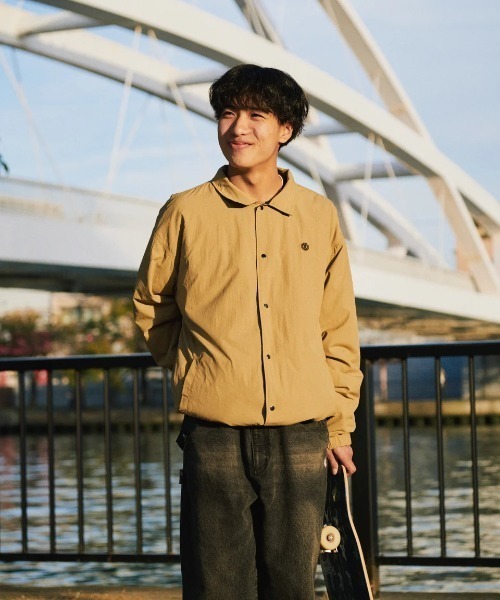 ELEMENT（エレメント）の「ELEMENT メンズ MR CARTER JACKET ジャケット 【2025年春夏モデル】/エレメントドローコード付きコーチジャケット（ブルゾン・メンズ・ライトインディゴブルー/ブラック系その他/インディゴブルー・X-LARGE/MEDIUM/LARGE）」の14枚目の写真