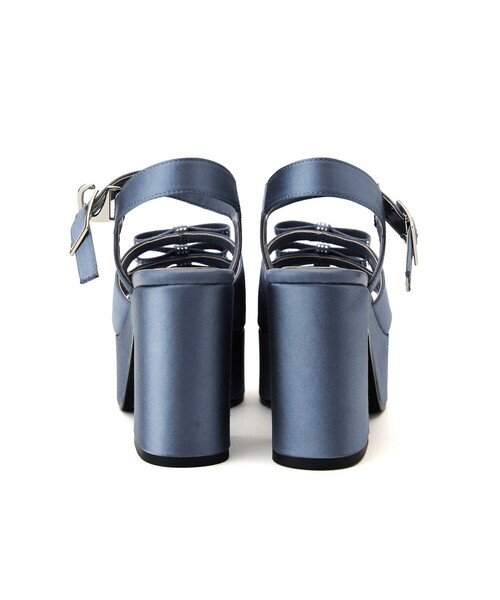 SY UNITED ARROWS(シーユナイテッドアローズ)の「<SY>3ビジューリボン サンダル100●↑(サンダル・レディース・シルバー/ライトブルー/ブラック・25cm/24.5cm/24cm/23.5cm/23cm/22.5cm)」の8枚目の写真
