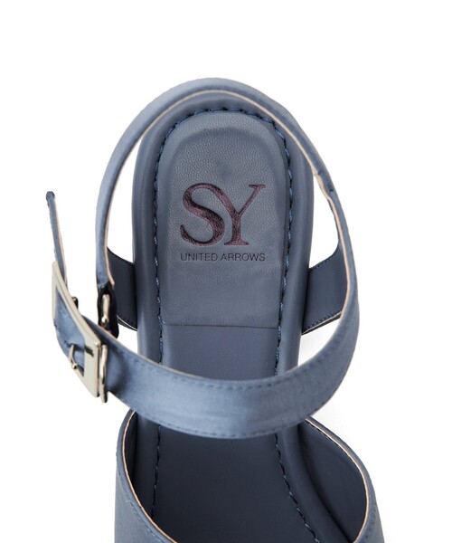 SY UNITED ARROWS(シーユナイテッドアローズ)の「<SY>3ビジューリボン サンダル100●↑(サンダル・レディース・シルバー/ライトブルー/ブラック・25cm/24.5cm/24cm/23.5cm/23cm/22.5cm)」の9枚目の写真