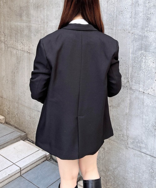 INGNI（イング）の「BIGテーラード／ジャケット（テーラードジャケット・レディース・アイボリー/ブラック/グレー・M）」の7枚目の写真