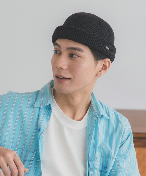 polcadot（ポルカドット）の「LINEN MIX REFRESHING THERMO ROLL CAP/サーモ ロールキャップ（キャップ・メンズ・ブラック/グレー/ベージュ・FREE）」の2枚目の写真