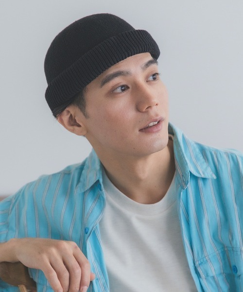 polcadot（ポルカドット）の「LINEN MIX REFRESHING THERMO ROLL CAP/サーモ ロールキャップ（キャップ・メンズ・ブラック/グレー/ベージュ・FREE）」の19枚目の写真