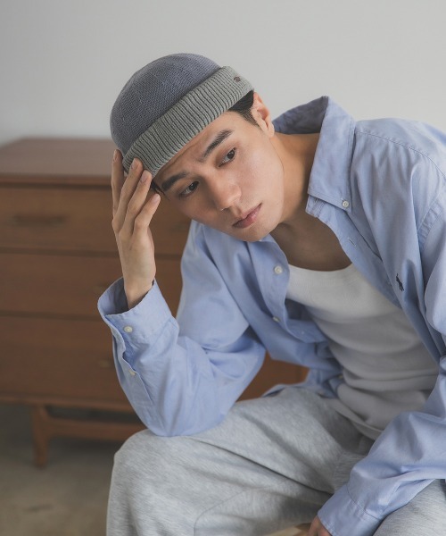 polcadot（ポルカドット）の「LINEN MIX REFRESHING THERMO ROLL CAP/サーモ ロールキャップ（キャップ・メンズ・ブラック/グレー/ベージュ・FREE）」の18枚目の写真