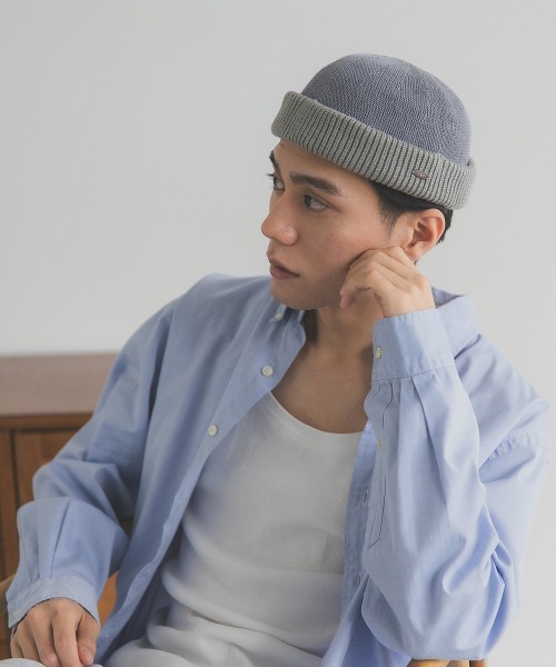 polcadot（ポルカドット）の「LINEN MIX REFRESHING THERMO ROLL CAP/サーモ ロールキャップ（キャップ・メンズ・ブラック/グレー/ベージュ・FREE）」の16枚目の写真