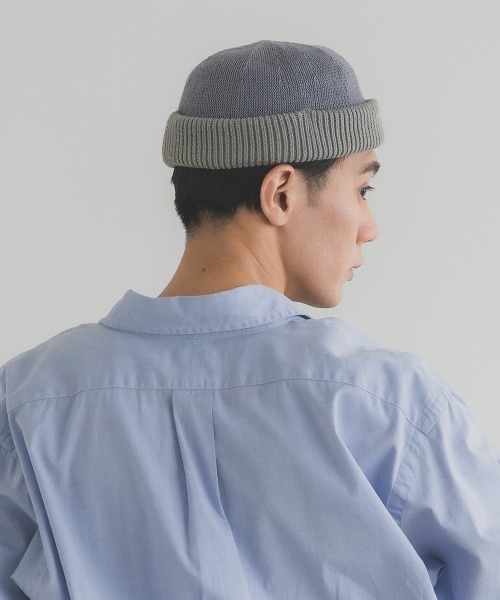 polcadot（ポルカドット）の「LINEN MIX REFRESHING THERMO ROLL CAP/サーモ ロールキャップ（キャップ・メンズ・ブラック/グレー/ベージュ・FREE）」の13枚目の写真