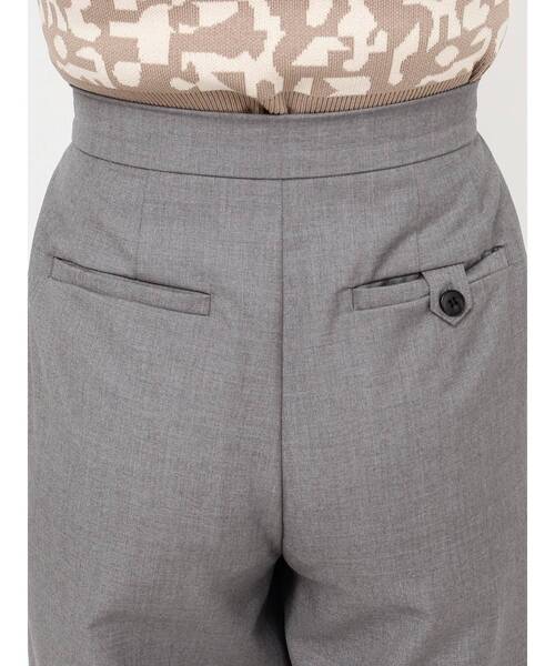 MURUA(ムルーア)の「2WAYウエストタックワイドパンツ(その他パンツ・レディース・ブラック/グレー・1/2)」の7枚目の写真