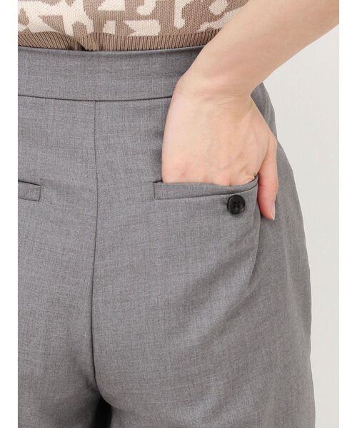 MURUA(ムルーア)の「2WAYウエストタックワイドパンツ(その他パンツ・レディース・ブラック/グレー・1/2)」の8枚目の写真