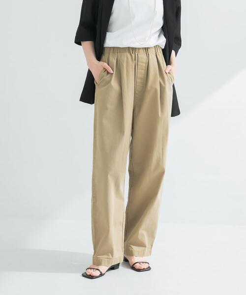25SS AURALEE ベージュ ワークパンツ サイズ3 AURALEE - AURALEE オーラリー 25SS WASHED FINX CHINO ONE-TUCK